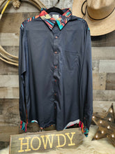 Load image into Gallery viewer, Painted Indian Chief Unisex Western Button Up Shirt