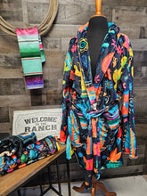 Load image into Gallery viewer, Sample Sale Crazy Cactus Lady Women's Western Bath Robe size LARGE