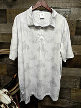 Load image into Gallery viewer, Shadow Bronc Men's Western Polo Shirt