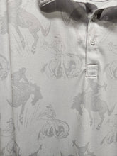 Load image into Gallery viewer, Shadow Bronc Men's Western Polo Shirt