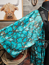 Load image into Gallery viewer, All Turquoise Women's Lounge Kimono Robe
