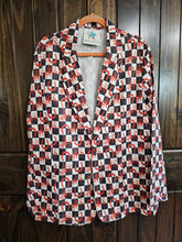 Load image into Gallery viewer, Checkered Rodeo Women's Western Blazer