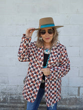 Load image into Gallery viewer, Checkered Rodeo Women's Western Blazer