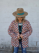 Load image into Gallery viewer, Checkered Rodeo Women's Western Blazer