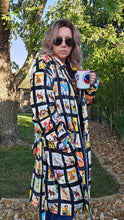 Load image into Gallery viewer, Vintage Cowboy Collage Western Robe