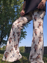 Load image into Gallery viewer, Vintage Rodeo Cowgirl Flare Pants