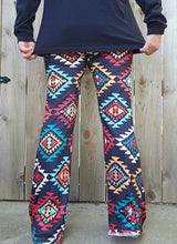 Load image into Gallery viewer, Colorful Aztec Flare Pants