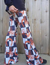 Load image into Gallery viewer, Checkered Rodeo Flare Pants