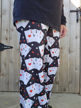 Load image into Gallery viewer, Vegas Casino Gambling Flare Pants