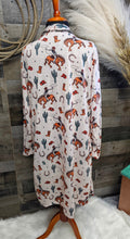 Load image into Gallery viewer, Rodeo Cowboy Print Lightweight Cardigan