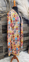 Load image into Gallery viewer, Vintage Rodeo Poster Lightweight Cardigan