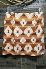 Load image into Gallery viewer, Rio Rancho Aztec Faux Suede Skirt