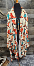 Load image into Gallery viewer, Got My Boots Western Bath Robe