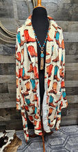 Load image into Gallery viewer, Got My Boots Western Bath Robe