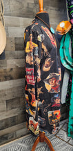 Load image into Gallery viewer, Vintage Cowboy Collage Western Lightweight Cardigan