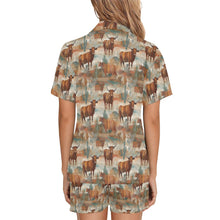 Load image into Gallery viewer, Cattle Country Women's Western Pajama Set