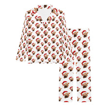 Load image into Gallery viewer, Highland Christmas Cow Women's Western Pajama Set