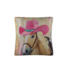 Load image into Gallery viewer, Pink Cowgirl Horse Pillow Case