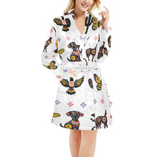 Load image into Gallery viewer, Colores De Mexico Talavera Floral Animals Robe