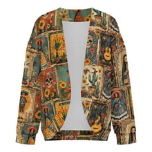 Load image into Gallery viewer, Dia de las Muertes Drop Shoulder Cardigan