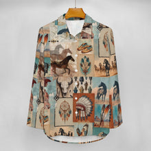 Load image into Gallery viewer, Baha Ranch Bohemian Dreams Cowgirl Button Up Blouse