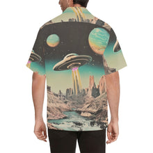 Load image into Gallery viewer, Baha Ranch Retro Pop Western Space Cowboy Camp Shirt
