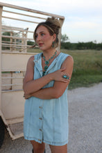 Load image into Gallery viewer, The Dobbs Denim Dress in Light Wash