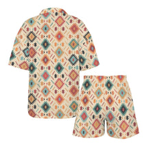 Load image into Gallery viewer, Baha Ranch Cream Aztec Women's Pajama Set Made in America