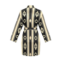 Load image into Gallery viewer, Colores de Mexico Santa Fe Aztec Satin Robe