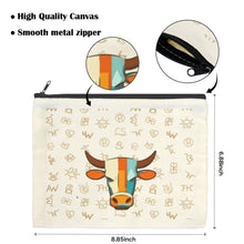 Load image into Gallery viewer, Baha Ranch Brands with Steer pack of 5 bags Cosmetic Bag Made in America