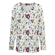Load image into Gallery viewer, Baha Ranch Western Long Sleeve Top