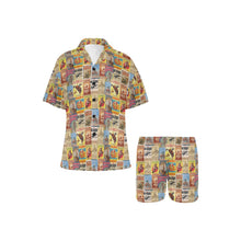 Load image into Gallery viewer, Vintage Rodeo Poster Women's Western Pajama Set