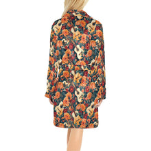 Load image into Gallery viewer, Colores De Mexico Roses & Guitars Robe
