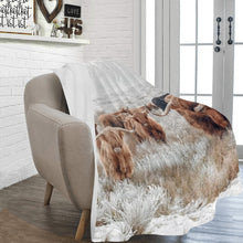 Load image into Gallery viewer, Highland Cow Throw Blanket Ultra-Soft Micro Fleece Blanket 60" x 80" Made in America