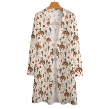 Load image into Gallery viewer, Rodeo Cowboy Print Lightweight Cardigan