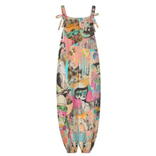 Load image into Gallery viewer, Baha Ranch Pop Western Collage Relaxed Fit Jumpsuit