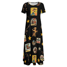 Load image into Gallery viewer, Vintage Cowgirl Collage Western Dress