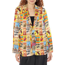 Load image into Gallery viewer, Women's Vintage Rodeo Poster Blazer