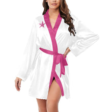 Load image into Gallery viewer, Bridesmaid Boots Women's Belted Satin Feel Dressing Lounge Robe
