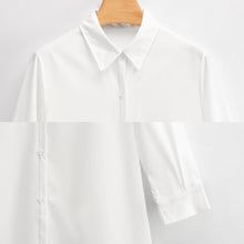 Load image into Gallery viewer, Vintage Rodeo Poster Button-Up Long Sleeve Shirt Duster Dress