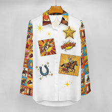 Load image into Gallery viewer, Baha Ranch The Comic Corral Western Rodeo Blouse