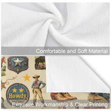 Load image into Gallery viewer, Vintage Cowboy Set of 4 Kitchen Dish Towels Made in America
