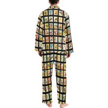 Load image into Gallery viewer, Western Collage Men's Pajama Set