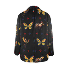 Load image into Gallery viewer, Colores de Mexico Mexican Talavera Animals Floral Women's Blazer
