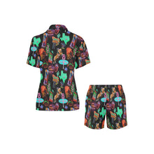Load image into Gallery viewer, Vegas Neon Women's Western Pajama Set