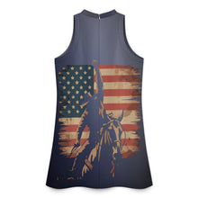Load image into Gallery viewer, Baha Ranch American Rodeo Sleeveless Mini Dress