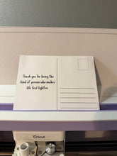 Load image into Gallery viewer, Thank You Greeting Card | Send to Me or Send for Me | Choose Mailing Style | 4.25” x 5.5”