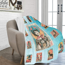 Load image into Gallery viewer, Baha Ranch Cowgirl Queen Blanket Ultra-Soft Micro Fleece Blanket 60" x 80" Made in America
