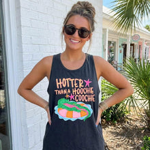Load image into Gallery viewer, Hotter Than a Hoochie Coochie Graphic Tee | Funny Southern Summer Gator Shirt