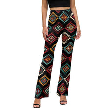 Load image into Gallery viewer, Colorful Aztec Flare Pants